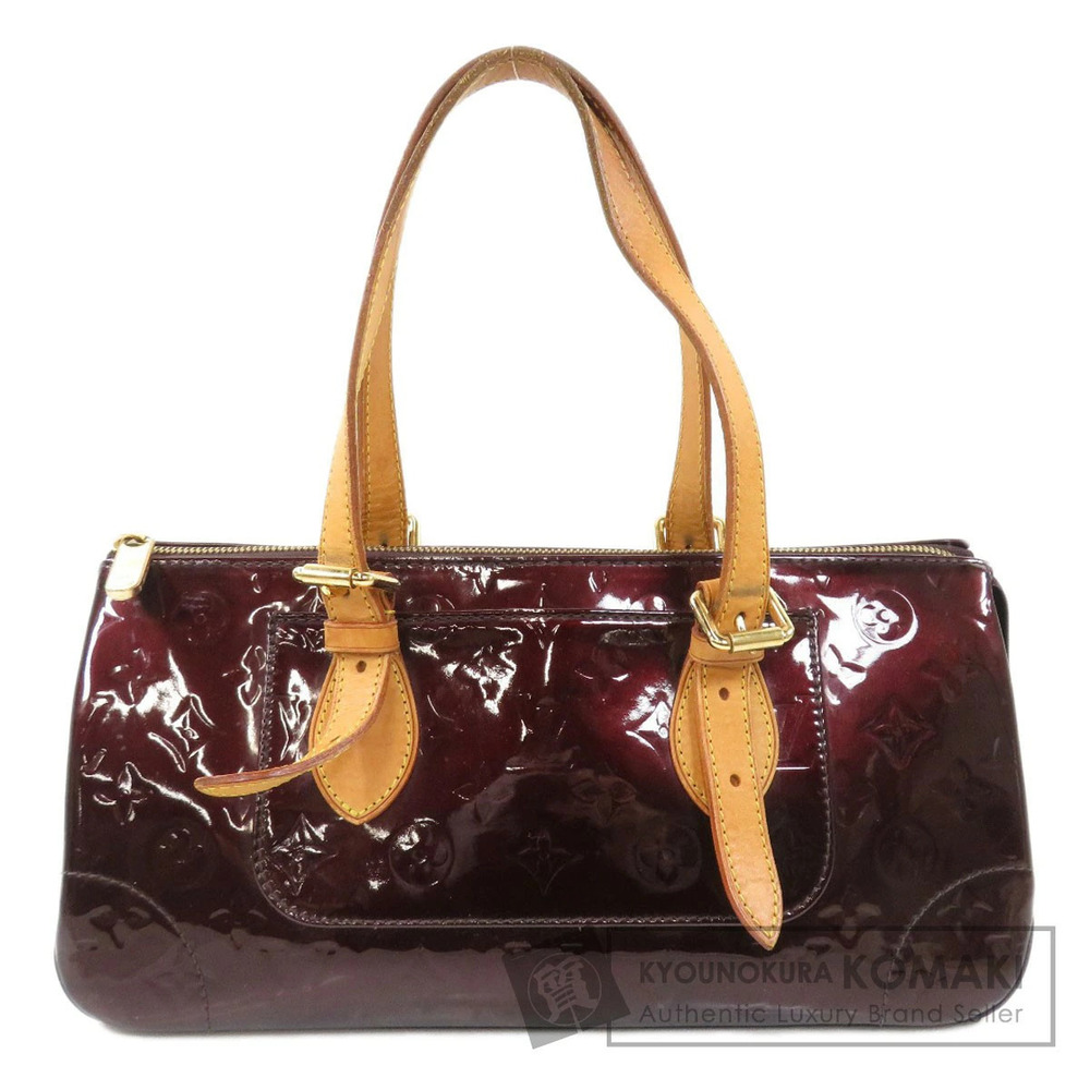 Louis Vuitton Rosewood Avenue Vernis Handbag Leather